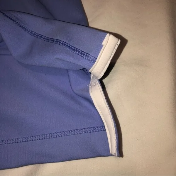 Peter Millar UPF50 Sun Protection Womens Carolinas Golf Shirt Size L Blue Purple - Image 8