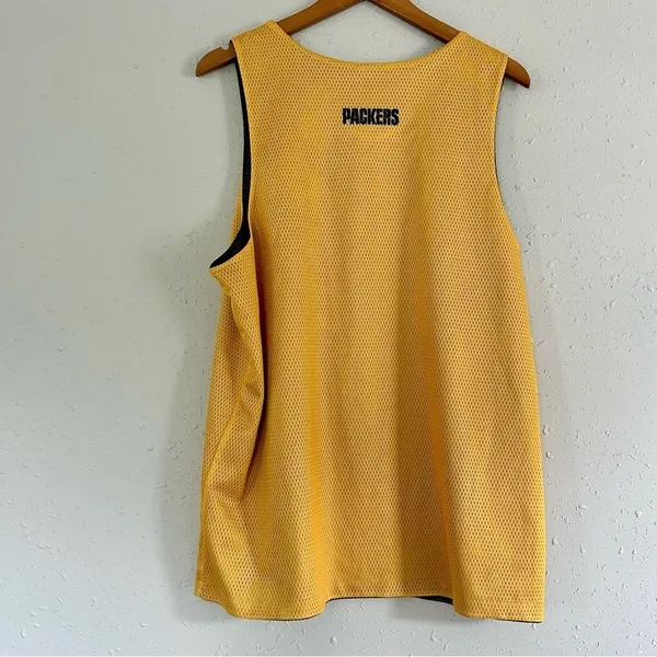Green Bay Packers Green Gold Reversible Jersey XL Football NFL Fan - Image 4