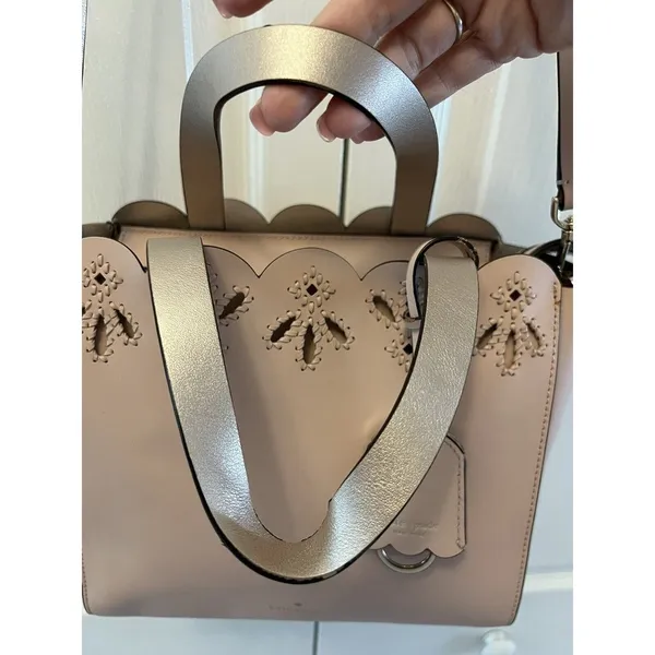 KATE SPADE New York MAGNOLIA STREET EYELET MINI MINA‎ SATCHEL MSRP $399 - Image 6