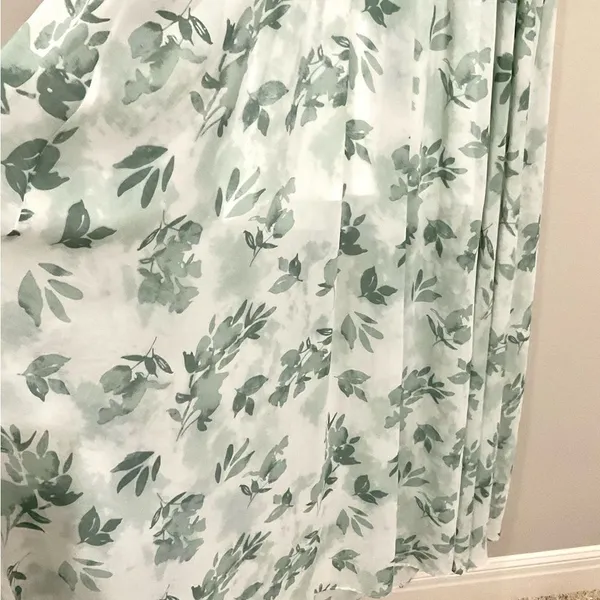 Baltic Born Kia Kimono Maxi Dress Sz M Floral Print Sheer Layered - Image 5