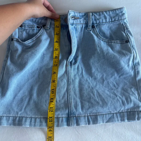 Forever 21 Mini Denim Skirt small  - Image 6