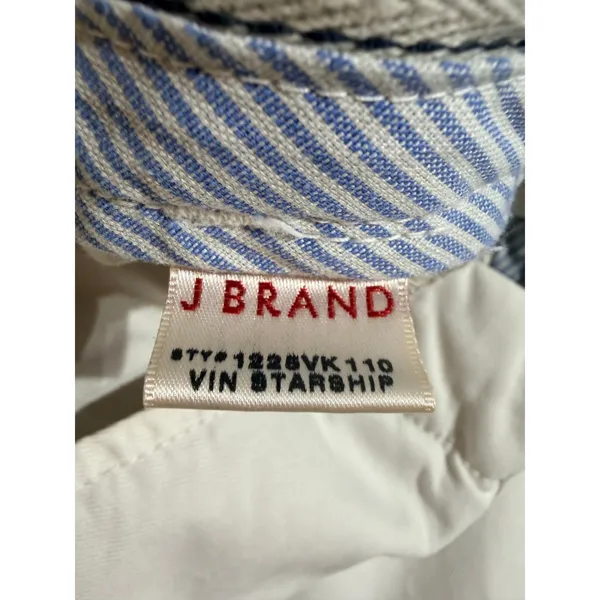 J Brand Vin Starship Cream Cotton Chino Slim Trousers Size 26 - Image 4