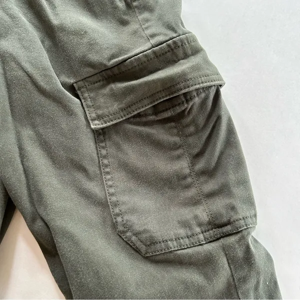 LOFT Skinny High Rise Cargo Pants Legging Army Green 29/8 - Image 5