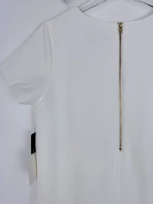 NWT Lulus Shift and Shout Dress Short Sleeves Mini Ivory White Size Small S NEW - Image 10
