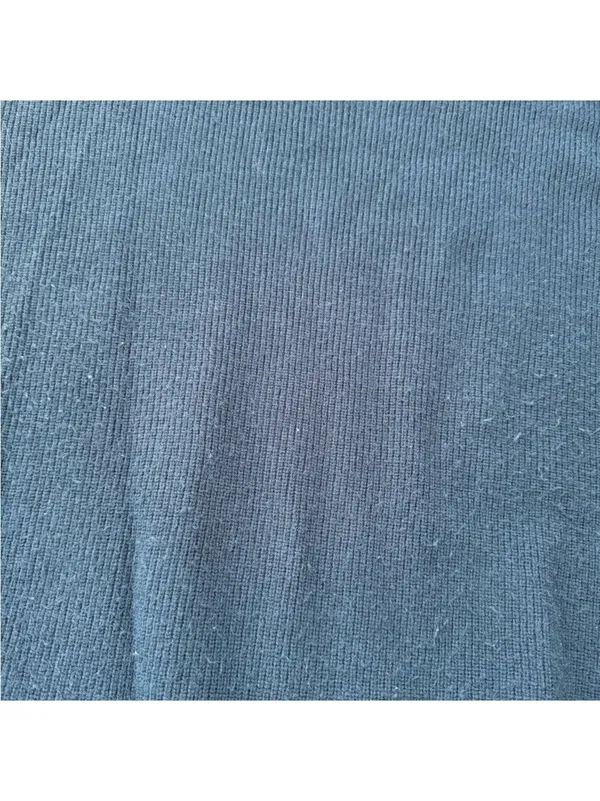Free People Blue Turtleneck Sweater Size Medium - Image 3