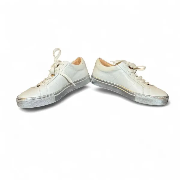 GREATS Royale Leather Sneakers White Made in Italy Women’s 8 Lace Up Casual - Image 6