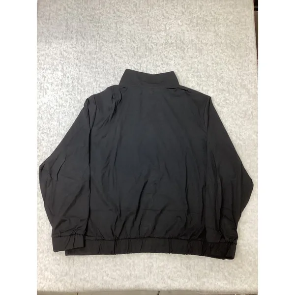 Members Mark Womens Travel Jacket Black Full Zip Mock Neck XL Recycle Nylon NWOT - Image 4