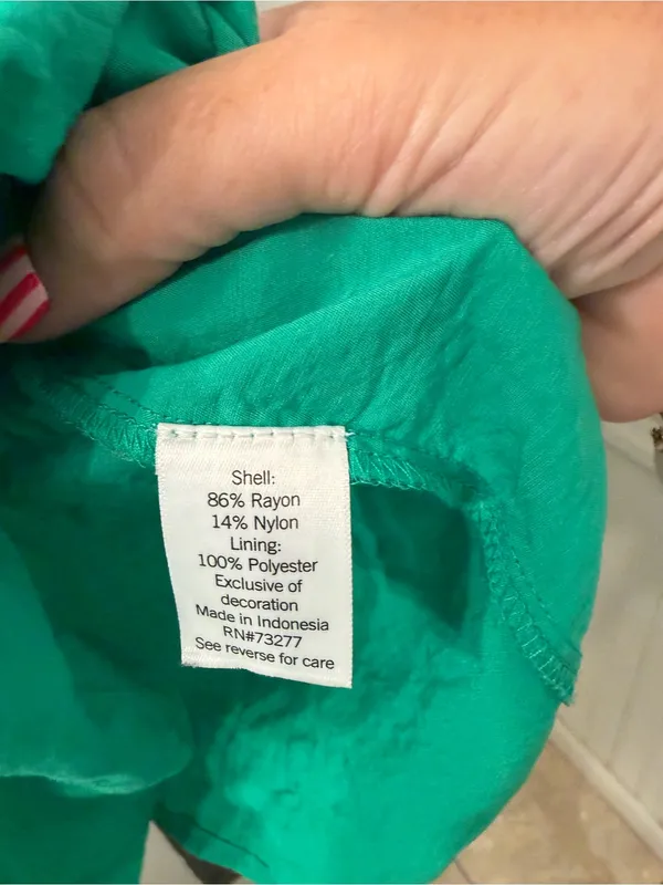 Nine West Teal Puff-Sleeve Mini Dress - Image 4
