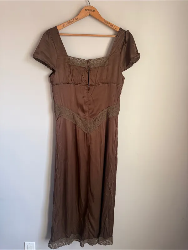 NEW Free People Pink Skies Midi Dress - Image 3