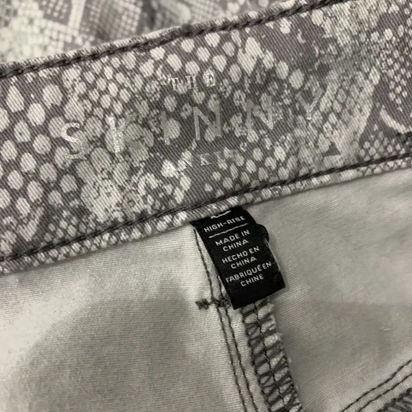 White House Black Market The Skinny‎ Ankle Snake Print High Rise Stretch Pants 4 - Image 5