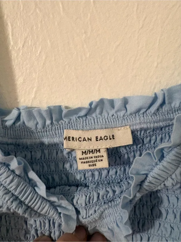 American Eagle Eyelet Tiered Sundress | Size: Medium - Image 4