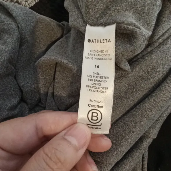 Athleta Brooklyn Textured Lined Jogger Womens 16 Outdoor Winter - Image 6