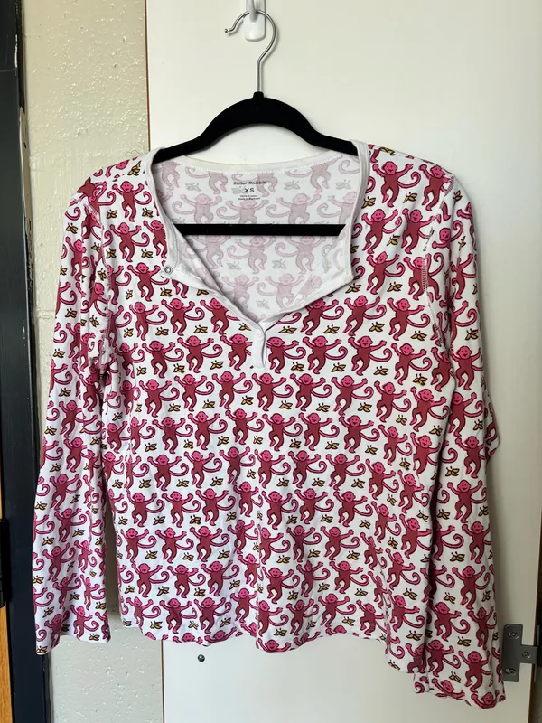 Pink Monkey Roller Rabbit Pajamas - Image 4