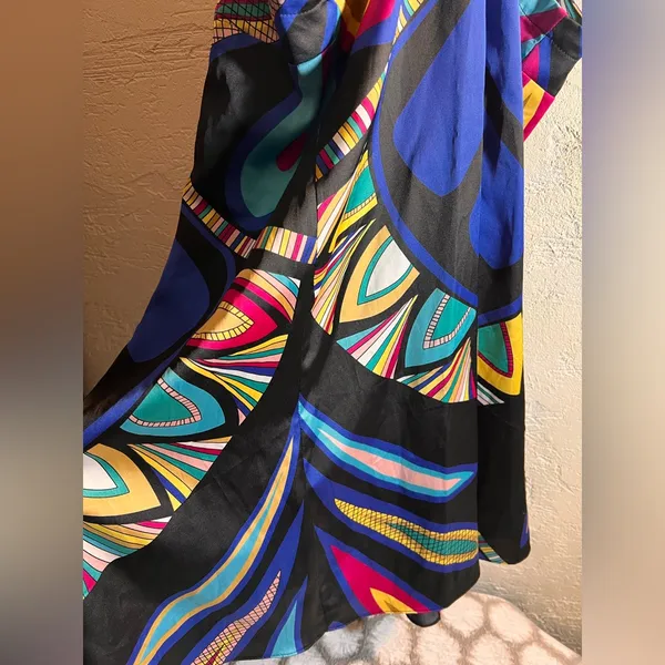 Nicole Miller Colorful Strappy Camisole Tank M - Image 3