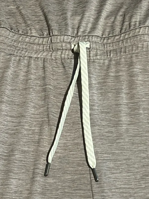 Womens large Vuori Falls wide leg sleeveless henley jumpsuit-rosemary heathered - Image 10
