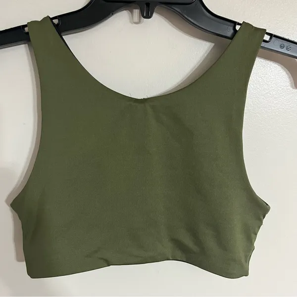 Victorias Secret Olive Green Med Triangle Wide Strap‎ Swim Top Beach VS Ultimate - Image 8