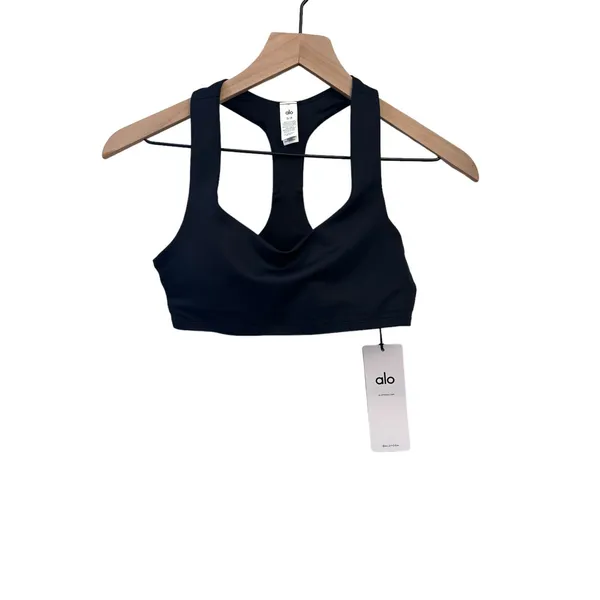 ALO AIRLIFT AIRLIFT ADVANTAGE RACERBACK BRA Black Size S NWT - Image 4