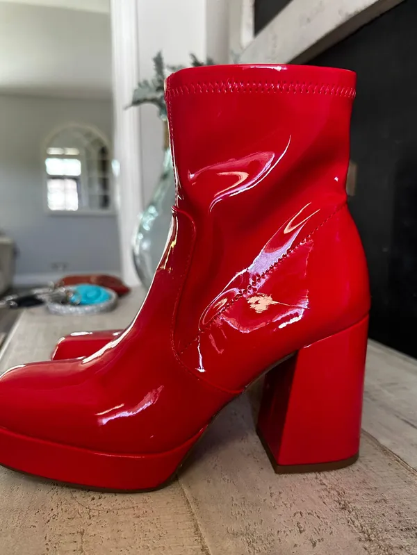 Steve Madden Red Booties - Image 5