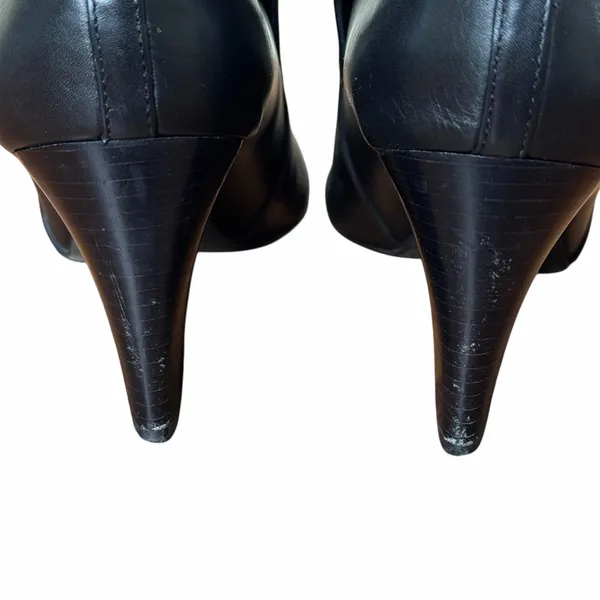 Tory Burch Gemini Link Black Boots Size 10 Pre-Owned - Image 9