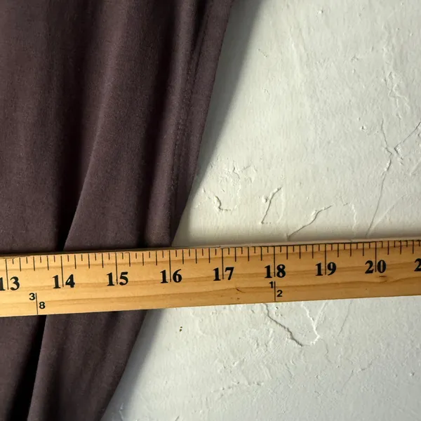 Uniqlo Brown Sleeveless Faux Wrap Dress‎ with Belt Size Small Clean Girl - Image 7
