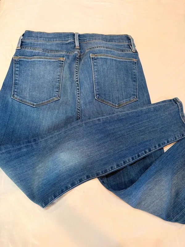 FRAME Le High Skinny Jeans Women’s 29 Blue Stretch High Rise Skinny Made in USA - Image 5
