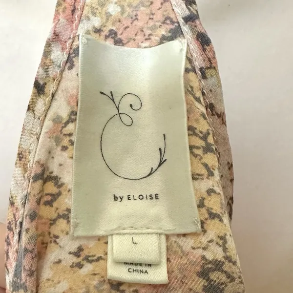 Silk E Eloise By Anthropologie Tank Top Lg Pink Snake Print Edgy Exotic Indie - Image 2