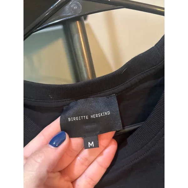 Birgitte Herskind Zach T Shirt Midi Dress Black Womens Size Medium - Image 8