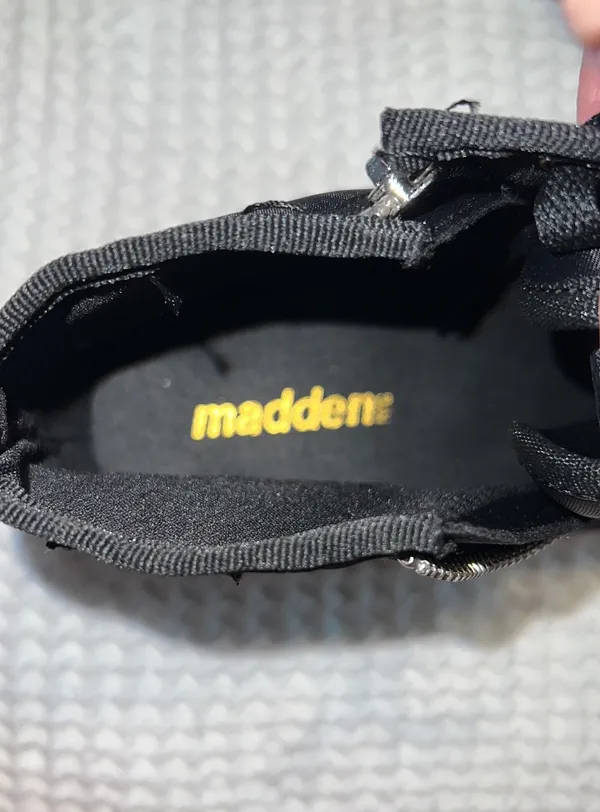 Madden NYC Candsy 8M High Top Lace Up Zipper - Image 8