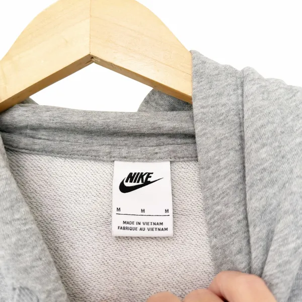Nike Sportswear Gray Club Fleece Pullover Hoodie Sz M - Image 3