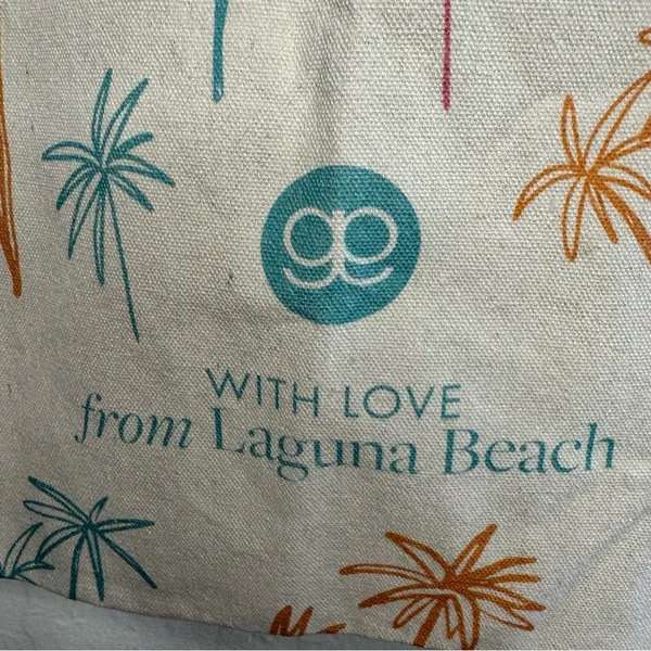 NWOT: Gorjana Palm Tree Prince Canvas Tote Bag - Image 5