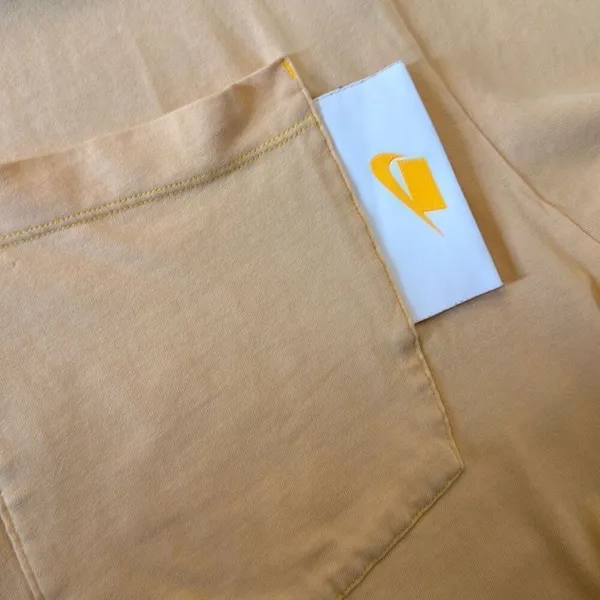 Nike orange cropped pocket front t shirt size M - Image 9