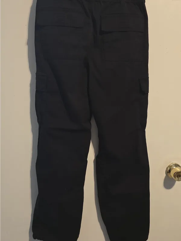 Hollister Wide-Leg Black Cargo Pants - Image 13