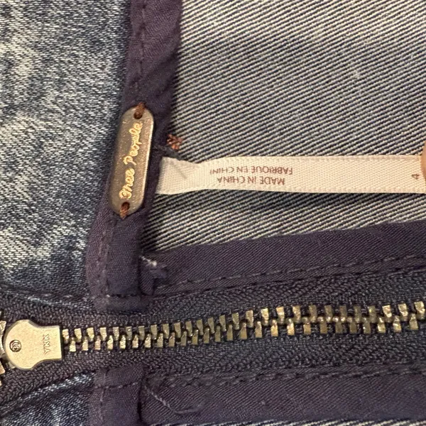 Free People‎ Denim Skirt Size 4 - Image 4