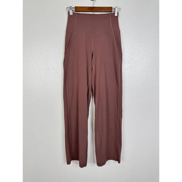 Lululemon Align High-Rise Wide-Leg Pant 31 Dark Oxide Nulu Yoga Pants Size 4 - Image 5