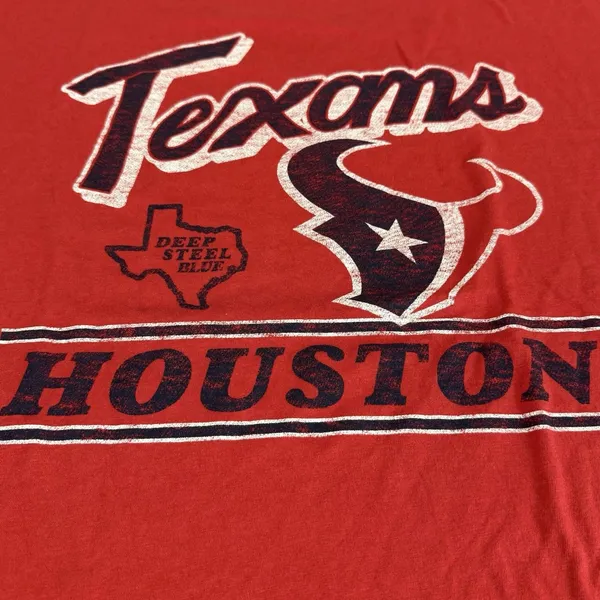 Houston Texans ‘47 Brand Racer red relaxed oversized Nfl sportswear size Large - Image 9