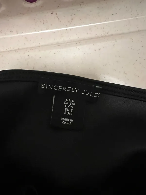 Sincerely Jules Black Corset Top - Image 3