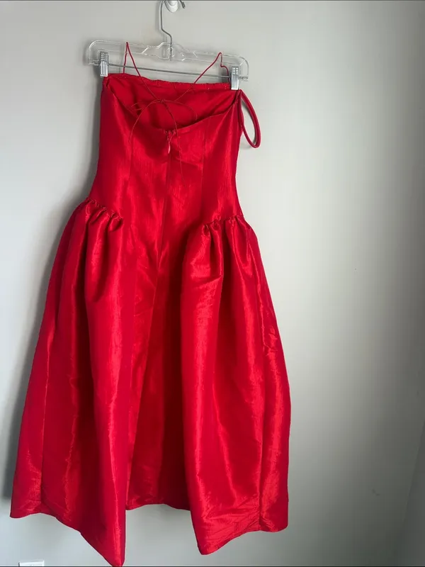 desiree iyama meraki midi dress red 4 - Image 5