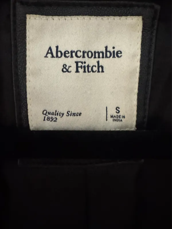 Abercrombie Vegan Leather Blazer - Image 3
