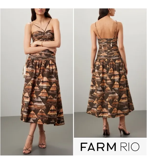 Farm Rio Dress Midi - Image 2