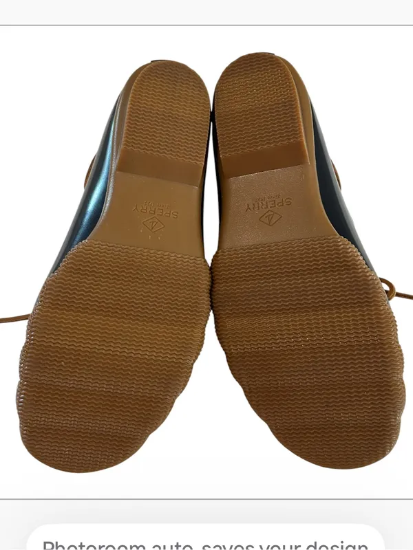 SPERRY Saltwater™ 1 Eye Duck Shoe Duck Boots, Flat Heel, Blue, Size 10, NWOT - Image 7
