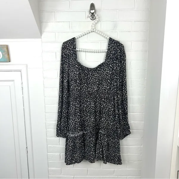 Altar’d State Cheetah Animal Print Tiered Dress Size M - Image 2