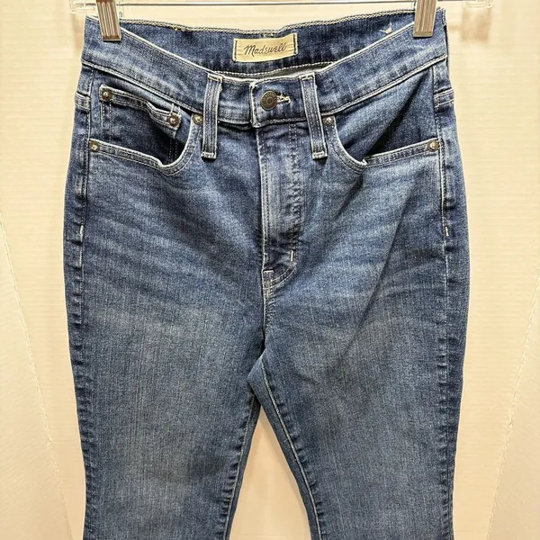 Madewell The Perfect Vintage Flare Jeans Size 24 Hallstrom Wash Blue NH680 - Image 2