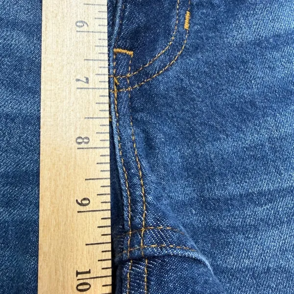 J.Crew Billie‎ Demi Boot Crop Jeans Womens 27 Medium Wash Raw Hem Minimalist - Image 11