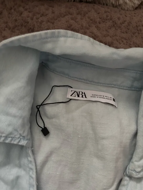 ZARA Denim Jumpsuit - Image 3