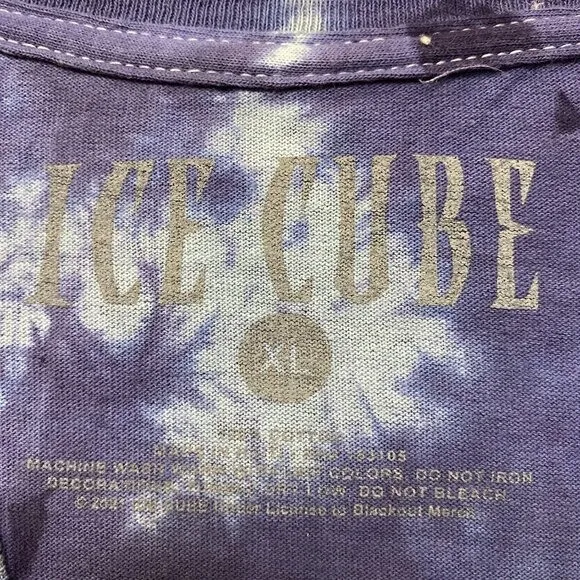 Ice Cube Death Certificate Lightning Rap Tie Dye XL - Image 3