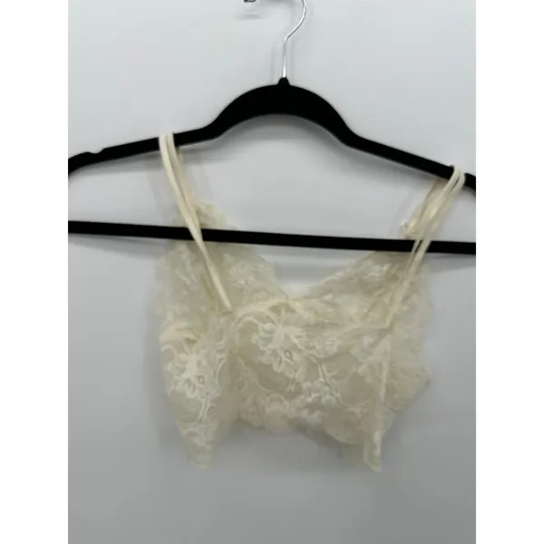 Victoria's Secret Vintage Ivory Lace Bralette‎ Sz S Dainty Wedding Feminine - Image 2