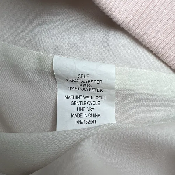 Amanda Uprichard Frankie Mini Skirt Size XS Revolve‎ Pink And White Side Pockets - Image 5