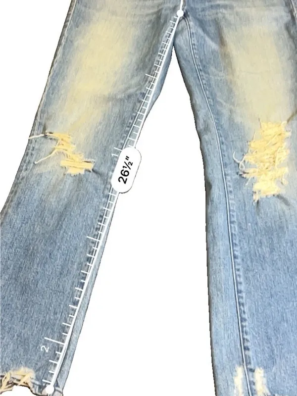 Mother Superior “The Insider Ankle Chew” In Destroyed Bills Wash Size 25 - Image 2