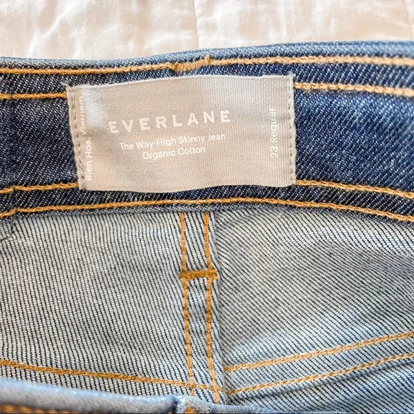 Everlane The Way-High Skinny Jean Vintage Blue Ultra High Rise 23 - Image 5