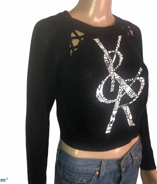 Young & Reckless logo cropped sweater - Image 3